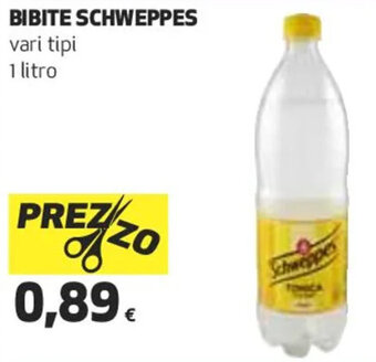 Coop BIBITE SCHWEPPES vari tipi 1 litro offerta
