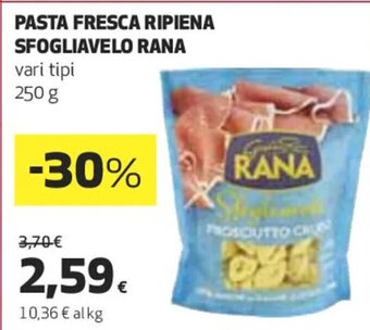 Coop PASTA FRESCA RIPIENA SFOGLIAVELO RANA 250 g offerta