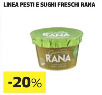 Coop LINEA PESTI E SUGHI FRESCHI RANA offerta