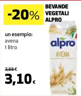 Coop BEVANDE VEGETALI ALPRO 1 litro offerta