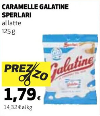 Coop CARAMELLE GALATINE SPERLARI al latte 125 g offerta