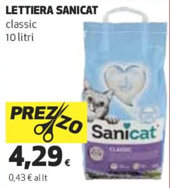 Coop LETTIERA SANICAT classic 10 litri offerta