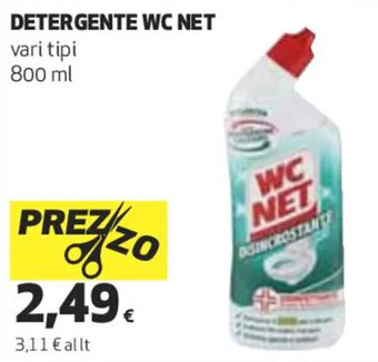 Coop DETERGENTE WC NET vari tipi 800 ml offerta