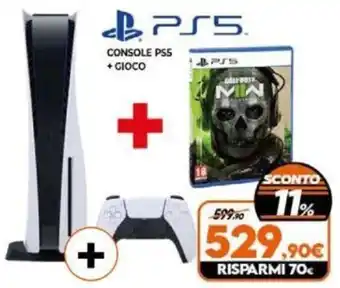 Expert CONSOLE PS5 + GIOCO offerta