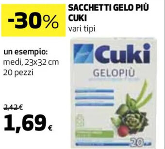 Coop SACCHETTI GELO PIÙ CUKI offerta