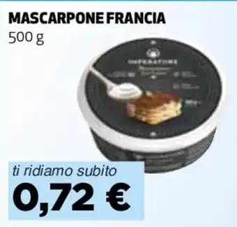 Coop MASCARPONE FRANCIA 500 g offerta