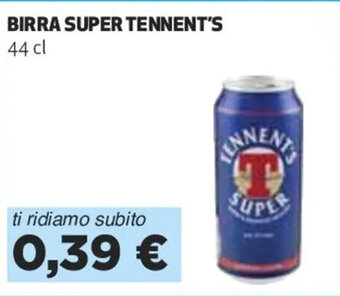 Coop BIRRA SUPER TENNENT'S 44 cl offerta