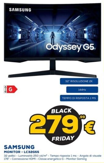 Euronics SAMSUNG MONITOR - LC32G55 offerta