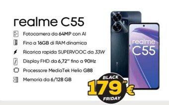 Euronics realme C55 offerta