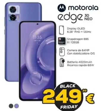 Euronics motorola edge 30NEO offerta