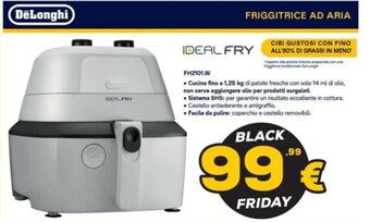 Euronics DeLonghi IDEAL FRY offerta