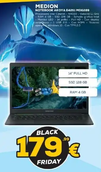 Euronics MEDION NOTEBOOK AKOYA E4251 MD6289 offerta