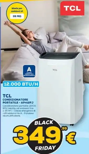 Euronics TCL CONDIZIONATORE PORTATILE - APH12FJ offerta