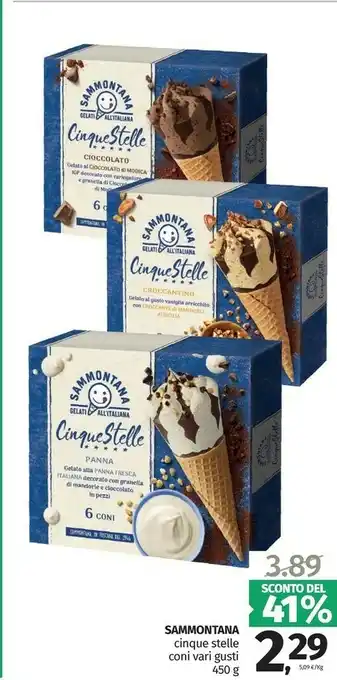 Pam Sammontana Cinque Stelle offerta