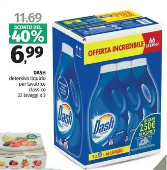 Pam Dash Detersivo Liquido Per Lavatrice Classico offerta