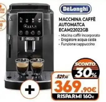 Expert MACCHINA CAFFÈ AUTOMATCA ECAM22022GB offerta