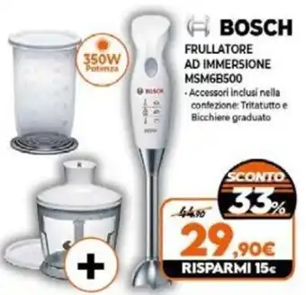 Expert BOSCH FRULLATORE AD IMMERSIONE MSM6B500 offerta