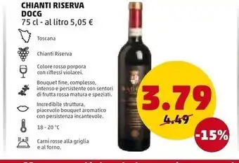 PENNY Chianti riserva docg offerta