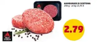 PENNY Hamburger di scottona offerta