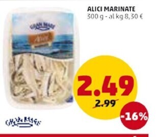 PENNY Gran mare alici marinate offerta