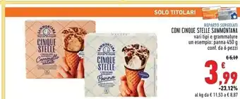 Conad Sammontana coni cinque stelle offerta