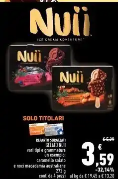 Conad City Nuii gelato offerta