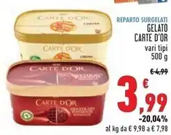Conad City Algida carte d'or gelato offerta