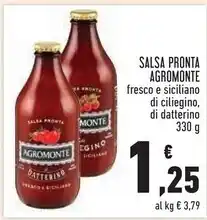 Conad Agromonte salsa pronta offerta