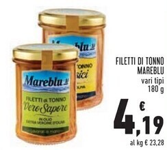 Conad City Mareblu filetti di tonno offerta