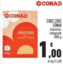 Conad Conad cous cous offerta