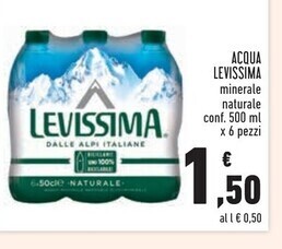 Conad City Levissima acqua offerta