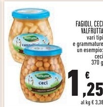 Valfrutta fagioli ceci