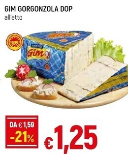 Famila Gim gorgonzola dop offerta