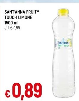 Famila Sant'anna fruity touch limone 1500 ml offerta