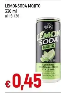 Fonti di crodo lemon soda mojito