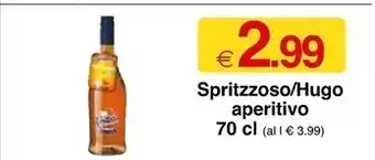 Hugo spritzzoso aperitivo