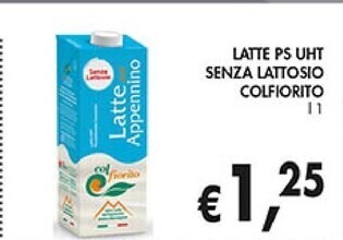 Coal Colfiorito latte ps uht senza lattosio offerta