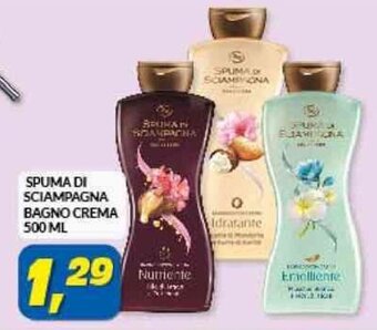 Risparmio Casa SPUMA DI SCIAMPAGNA BAGNO CREMA 500 ML offerta