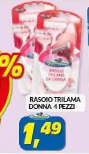 Risparmio Casa RASOIO TRILAMA DONNA 4 PEZZI offerta