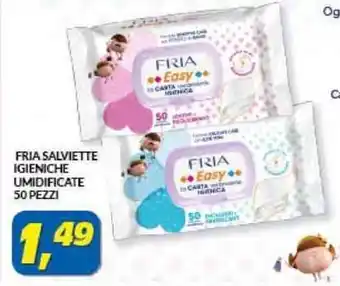 Risparmio Casa FRIA SALVIETTE IGIENICHE UMIDIFICATE 50 PEZZI offerta