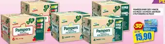Risparmio Casa PAMPERS BABY DRY JUNIOR 52 PEZZI 64 PEZZI +68 PEZZI • MUTANDINO 56 PEZZI offerta