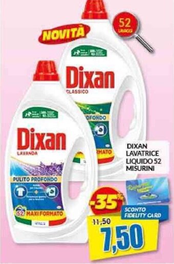 Risparmio Casa DIXAN LAVATRICE LIQUIDO 52 MISURINI offerta