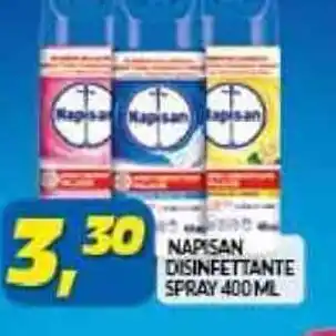 Risparmio Casa NAPISAN DISINFETTANTE SPRAY 400ML offerta
