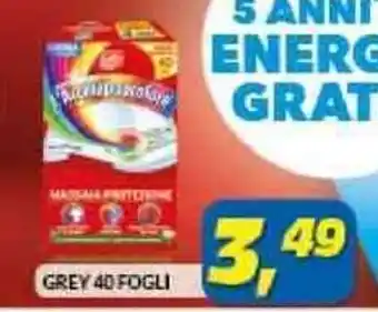 Risparmio Casa GREY 40 FOGLI offerta
