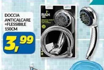 Risparmio Casa DOCCIA ANTICALCARE +FLESSIBILE 150CM offerta