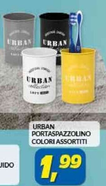 Risparmio Casa URBAN PORTASPAZZOLINO COLORI ASSORTITI offerta