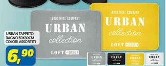 Risparmio Casa URBAN TAPPETO BAGNO 50X80CM COLORI ASSORTITI offerta