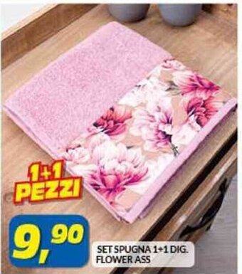 Risparmio Casa SET SPUGNA 1+1 DIG. FLOWER ASS offerta