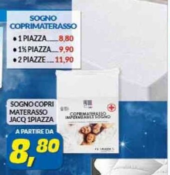 Risparmio Casa SOGNO COPRI MATERASSO JACQ 1PIAZZA offerta