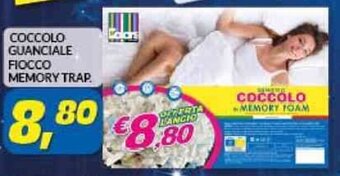 Risparmio Casa COCCOLO GUANCIALE FIOCCO MEMORY TRAP. offerta